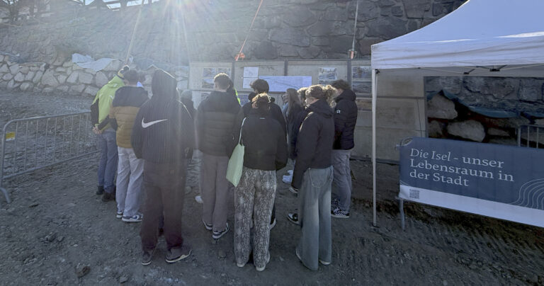 Besuch der Isel-Baustelle